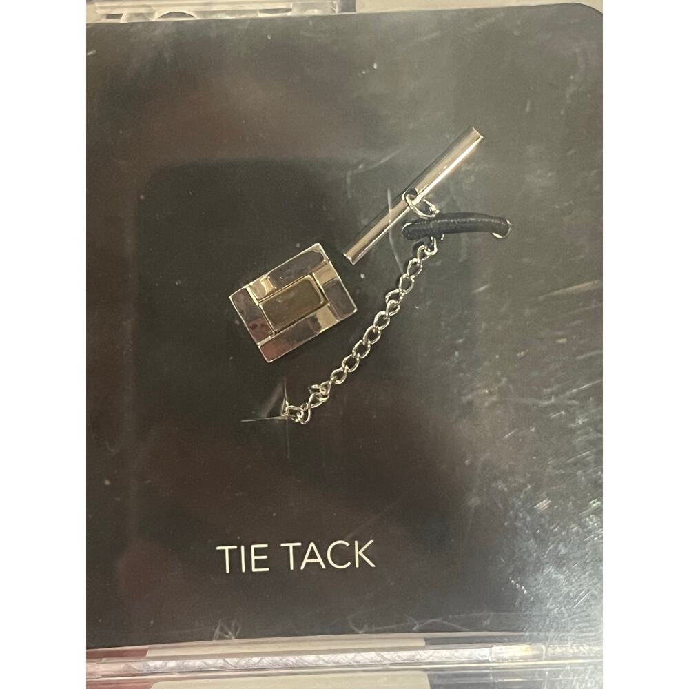 Kohls Sterling Silver Rectangle Tie Tack nwt